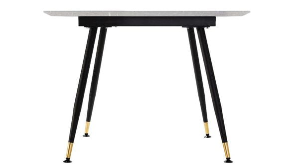 Стол Месси 960*960 мрамор Бьянко со скосом_1