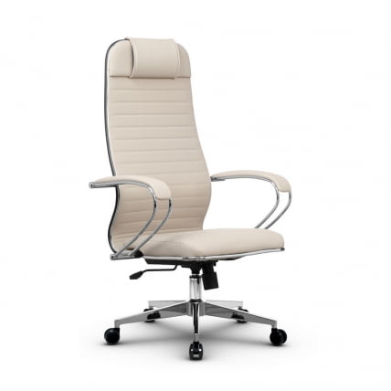 Кресло офисное METTA B 1m 17K1/K131, Основание 17834 Комплект 3 Светло-бежевое_0