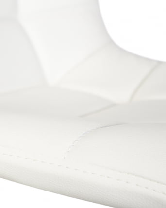 Стул барный DOBRIN TAILOR WHITE Белый PU_9
