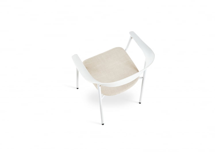 Стул Eila с подушкой пластик белый_9