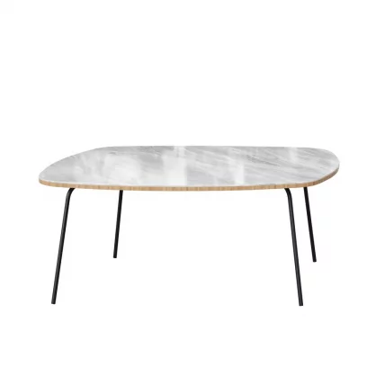 Стол журнальный Тип 2 низкий Статуарио Белый_1