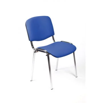 Стул ZP_UP_EChair Rio ИЗО хром к/з синий 550734_0