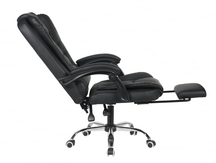Кресло руководителя ТопЧаирс Пресидент НЕВ черное / TopChairs President NEW_5