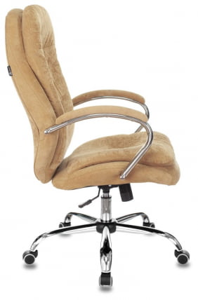 Кресло руководителя Бюрократ T-9950SL Fabric горчичный Velvet 73_2