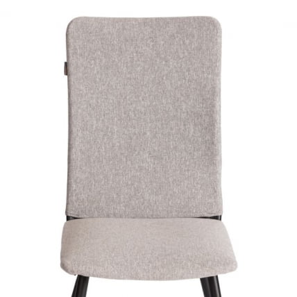 Стул обеденный La Rousse (2 шт. в упаковке) NEW, ткань рогожка, темно-серый, F68, 45х55х93 см_9