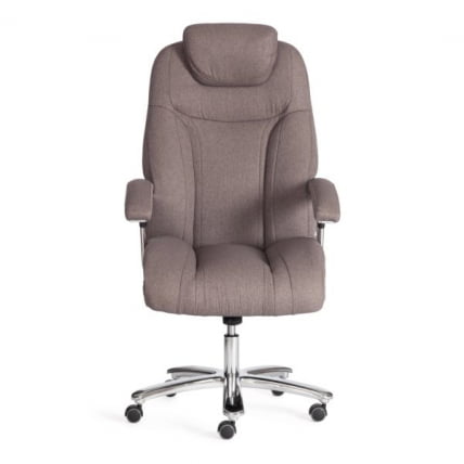 Кресло Труст (макс) ткань рогожка Нисе, мокко (серо-бежевая) / Trust (max) Nice,_5