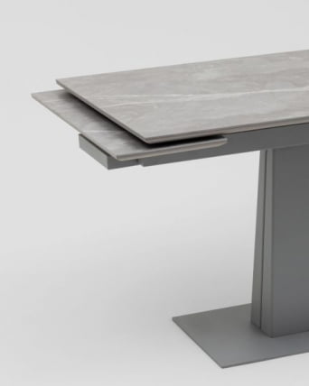 Стол Арнон 120-180/80/76 см керамика Ларка грей / Larka grey_3