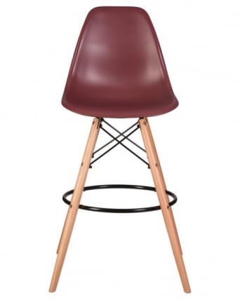 Стул барный ДОБРИН ДСВ БАР (ножки светлый бук, цвет сливовый (Р-13)) 2 шт / DOBRIN DSW BAR (R-13))_6