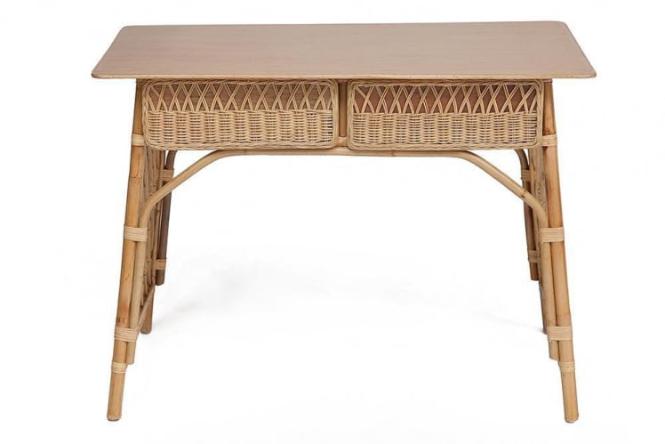 Стол письменный Secret de Maison, Maison Objet натуральный ротанг, 102х62х76см, натуральный (natural) Стол письменный Secret de Maison, Maison Objet натуральный ротанг, 102х62х76см, натуральный (natural)_1
