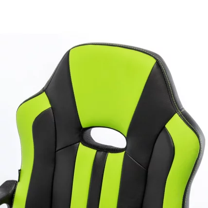 Кресло компьютерное BRABIX Stripe GM-202 экокожа Черный-зеленый_7