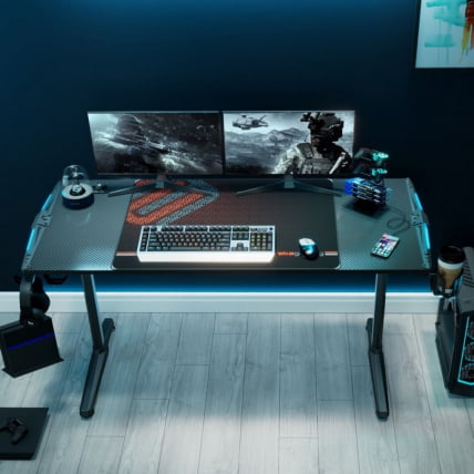 Стол для компьютера (для геймеров) EUREKA GIP 55 Black_12