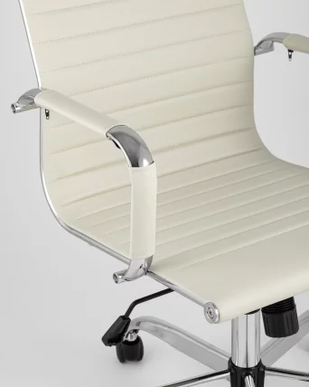 Кресло руководителя TopChairs City Бежевое Кресло руководителя TopChairs City Бежевое_7