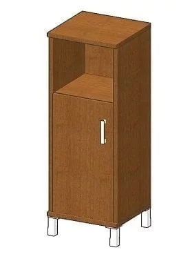 Стеллаж дверь ДСП с замком В421.3 R/Z дуб девон_0
