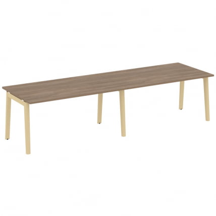 Стол переговорный (2 столешницы) ONIX WOOD OW.PRG-2.4 Дуб Аризона/Светлый_0
