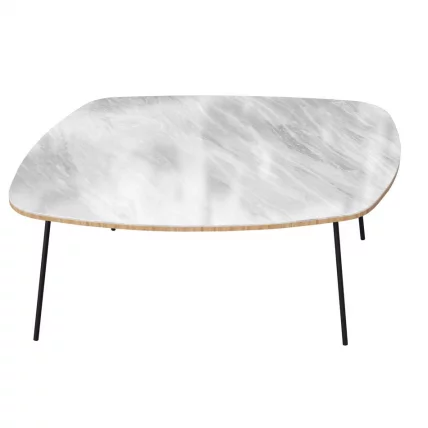 Стол журнальный Тип 2 низкий Статуарио Белый_0