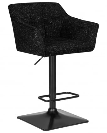 Стул барный DOBRIN RALF (черный твид (LEO18))_0