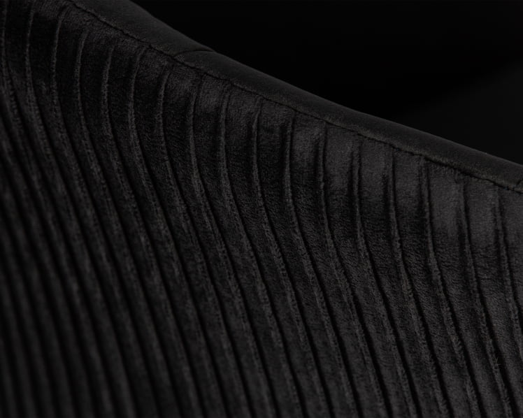 Кресло дизайнерское DOBRIN EDISON (черный велюр (1922-21))_6