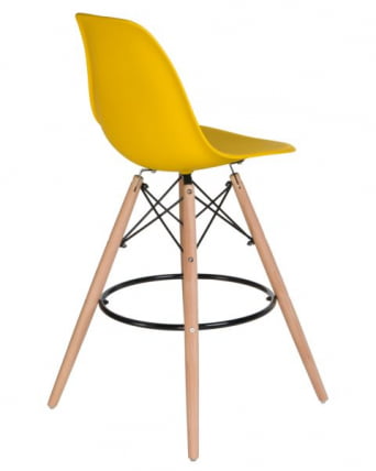 Стул барный ДОБРИН ДСВ БАР (ножки светлый бук, цвет сиденья желтый (Й-01)) 2 шт / DOBRIN DSW BAR (Y-01))_4