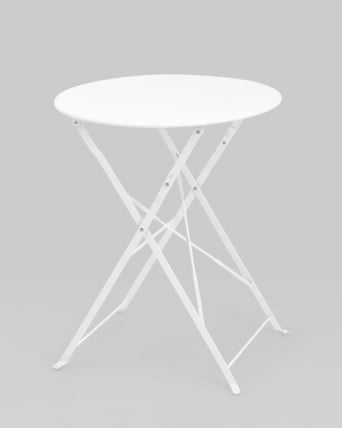 Комплект стола и двух стульев Бистро Белый_12