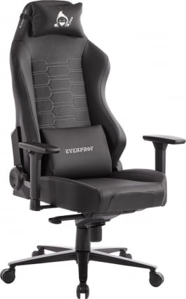 Кресло геймерское Еверпроф Блаcкшот Экокожа Черный / Everprof Blackshot_0
