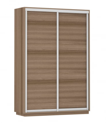 Шкаф-купе двухдверный Экспресс Дуо Элемент 1400х2200х Ясень шимо тёмный / 1400х2200h_0