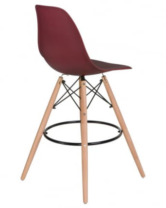 Стул барный ДОБРИН ДСВ БАР (ножки светлый бук, цвет сливовый (Р-13)) 2 шт / DOBRIN DSW BAR (R-13))_4