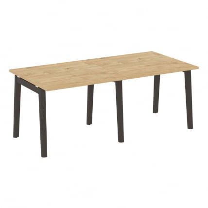 Стол переговорный (2 столешницы) ONIX WOOD OW.PRG-2.1 Тиквуд Светлый/Темный_0