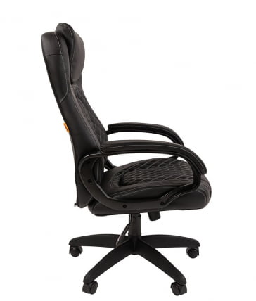 Кресло для руководителя CХАИРМАН 432 экокожа Черный / CHAIRMAN_2