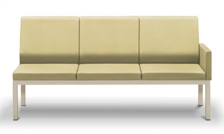 Диван трехместный с левым подлокотником Норман 3Б Кремовый_0