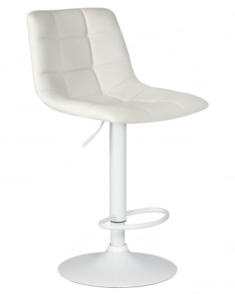 Стул барный DOBRIN TAILOR WHITE Белый PU_1