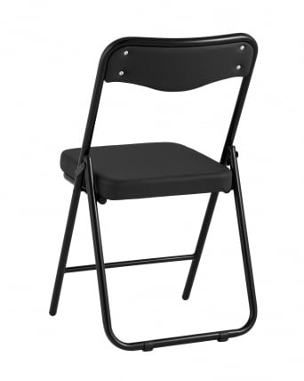 Складной стул Джонни black экокожа Черный_5