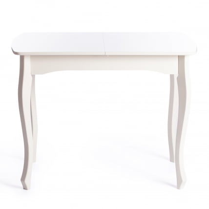 Стол CATERINA PROVENCE бук, мдф, 100+30x70x75 см, Ivory white_1