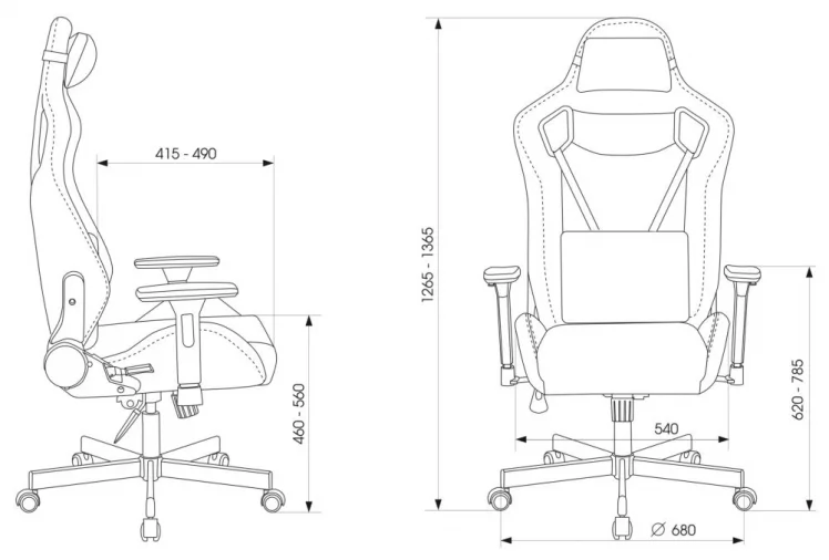 Геймерское кресло Knight Outrider LTD Геймерское кресло Knight Outrider LTD_21