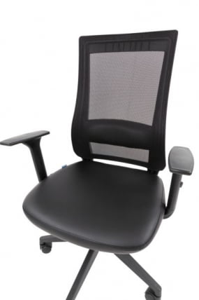 Офисное кресло CХАИРМАН 500 ЛТ (ЛТ) ЭКО Б/П экокожа Черный / CHAIRMAN (LT)_2