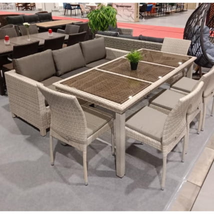 Комплект плетеной мебели T365/S65C-W85 Latte Комплект плетеной мебели T365/S65C-W85 Latte_1