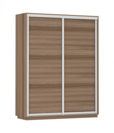 Шкаф-купе двухдверный Экспресс Дуо Элемент 1600х2400х Ясень шимо тёмный / 1600х2400h_0