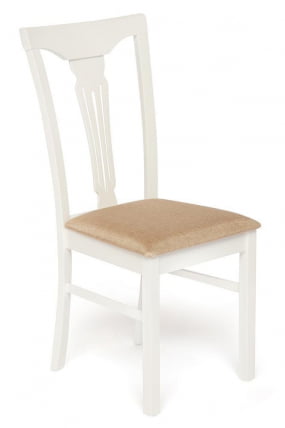 Стул Гермес/ Hermes дерево гевея, 43х49х94см, butter white, ткань песочная (Jaffy 104-58)_0