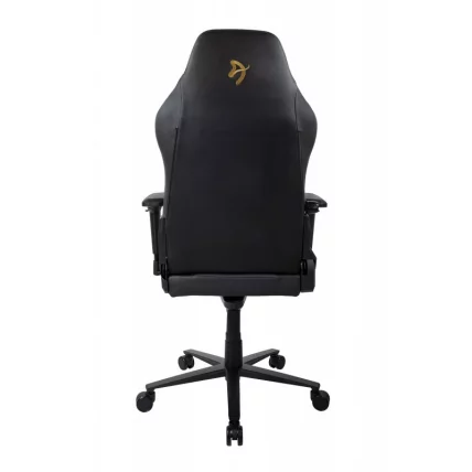 Геймерское кресло Arozzi Primo PU Black Gold logo_4
