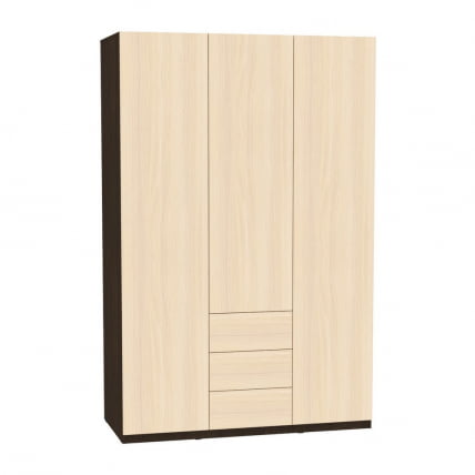 Шкаф распашный Р-198х135х60-3-ПО(Венге-ДМ) / R-198х135х60-3-PO(Венге-ДМ)_0