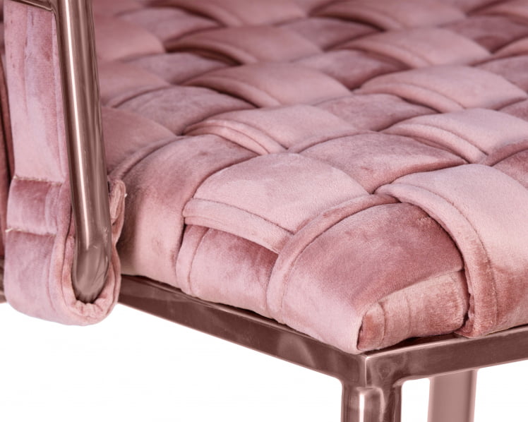 Стул барный DOBRIN EMMA ROSE GOLD (розовый велюр (VF-10))_6