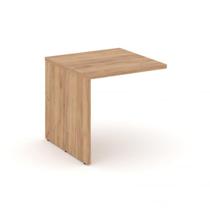 Брифинг-приставка Дюкс ДКС.БР-80 Дуб Сицилийский/Базальт/Черный Мат.Гл. 800*800*750 / DX.BR-80_0