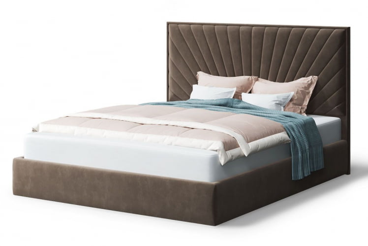 Кровать Леона, 2000 * 1400 мм, коричневый_0