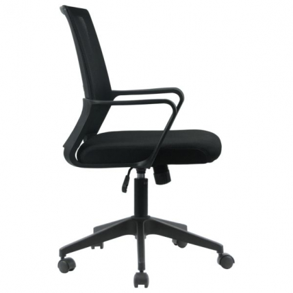 Кресло Basic CH-698 сетка/ткань TW черное_1