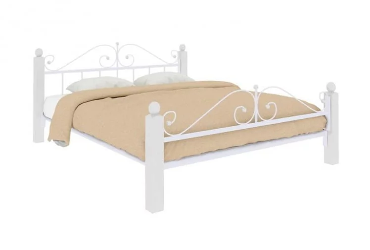 Кровать Диана Lux plus 1600х1900 Белая_0