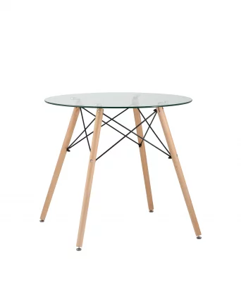 Стол обеденный EAMES DSW Стеклянный_0