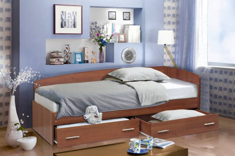 Кровать Софа №2 900*1900 Венге_0