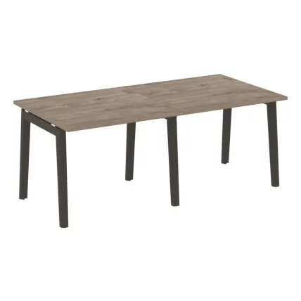 Стол переговорный (2 столешницы) ONIX WOOD OW.PRG-2.1 Тиквуд Темный/Темный_0