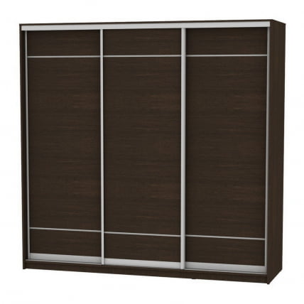 Шкаф-купе B-220х235х60-1(Венге-D7D7D7)_0