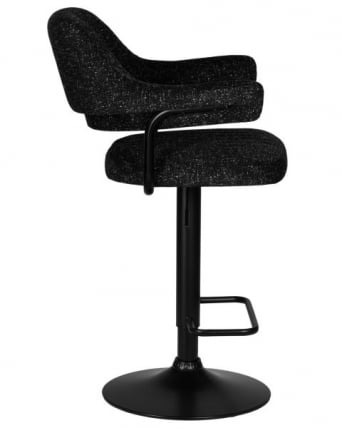 Стул барный ДОБРИН CХАРЛЙ БЛАCК (черный твид (ЛЕО18)) 2 шт / DOBRIN CHARLY BLACK (LEO18))_3
