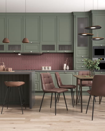 Стул Одди НЕВ экокожа шоколадный / NEW_2